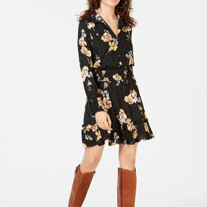 NWT American‎ Rag Floral Long Sleeves Dress